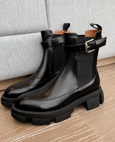 chelsea boots with buckle womens