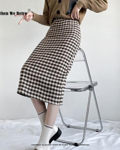 Plaid maxi clearance skirt 2018 fall