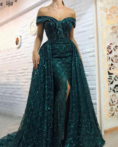 Dark green glitter on sale dress