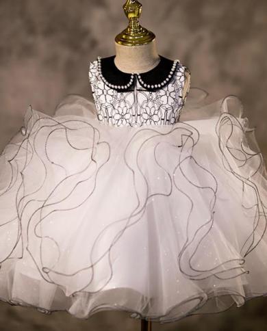 Платье льняное с вышивкой отделка бисером