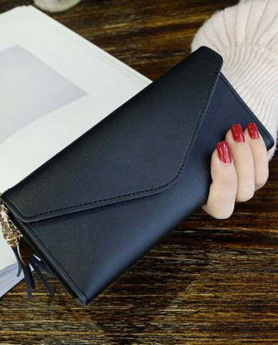 Women Long Wallets Double Zipper Clutches Purse Big Letter Fashion Wristlet  Wallet Phone Portfel Damski Card Holder Lady Wallets