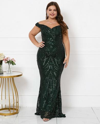 green emerald velvet dress Plus Size Short Sequin Dress by Cinderella Divine CH190C main image 1