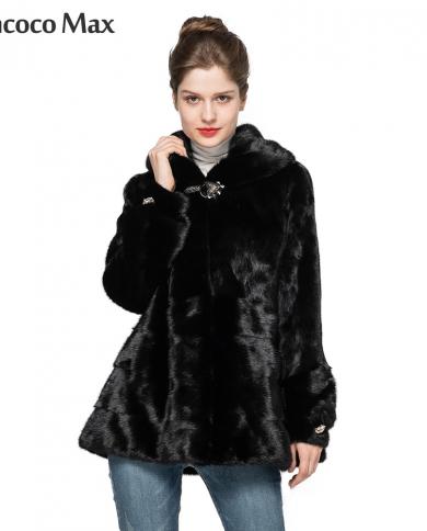 נשים באיכות מעולה מעיל פרווה מינק אמיתי אופנה יוקרה מעילי פרווה מינק אמיתי גברת חורף הלבשה עליונה חמה s7626פרווה אמיתית