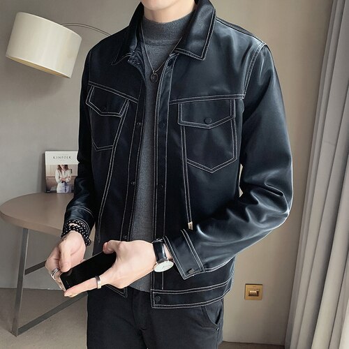 mens casual zipper jackets