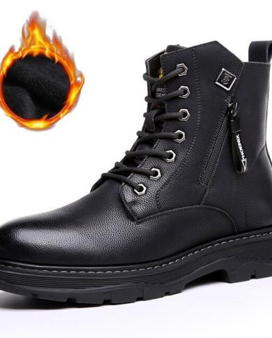 high leather boots mens