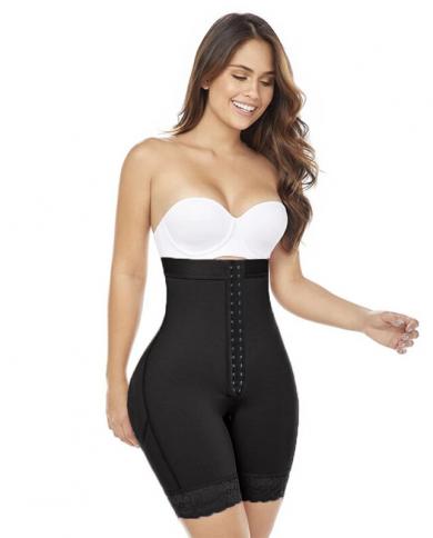 High Double Compression Tummy Control Shapewear Slimming Lace Body