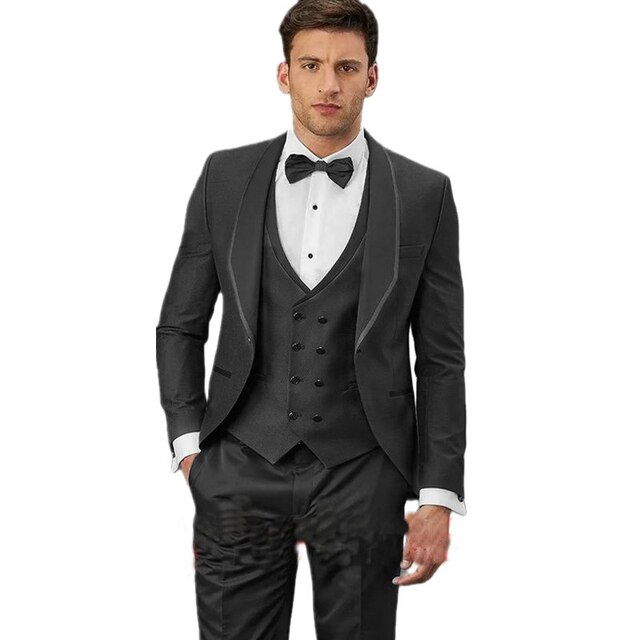 Double breasted hot sale vest tuxedo