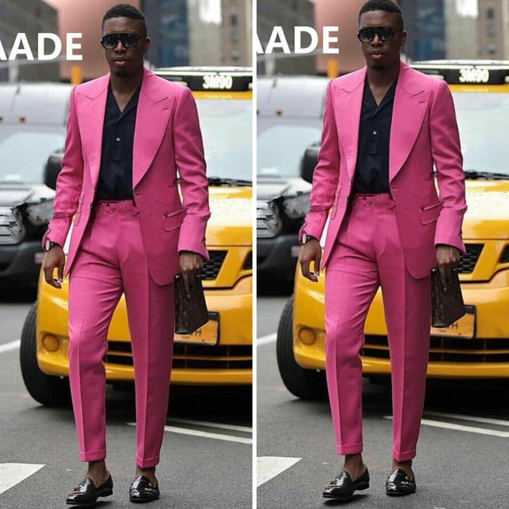 Hot pink mens on sale blazer