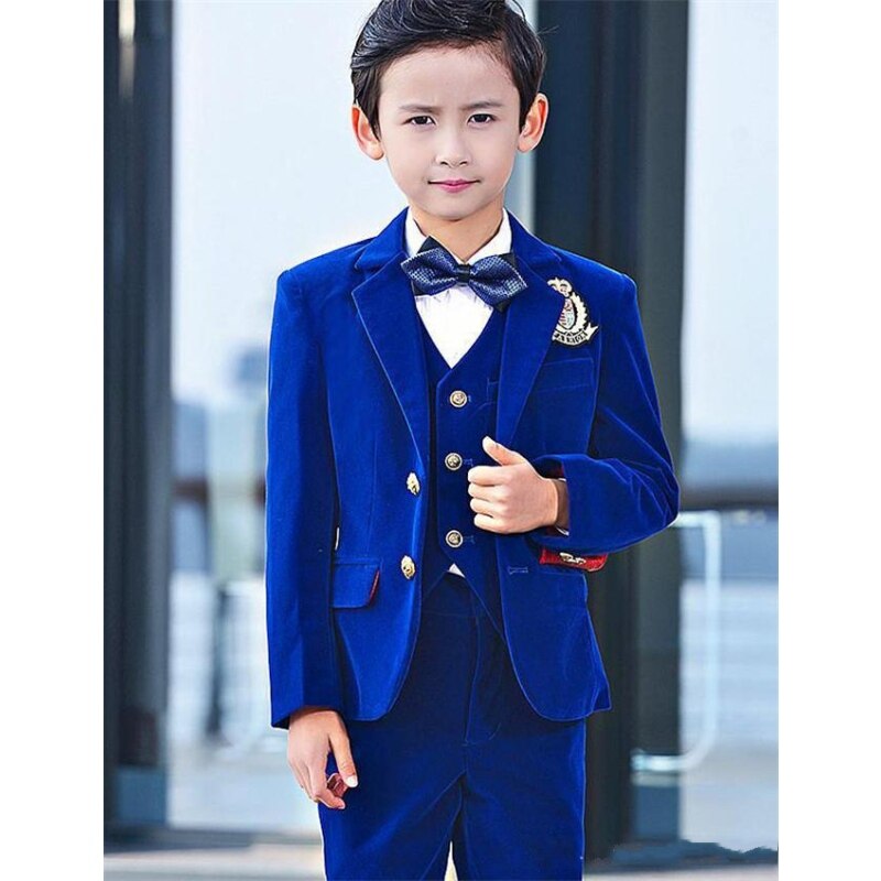 Royal blue tuxedo hot sale for kids