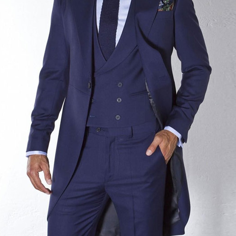 Navy blue outlet tailcoat