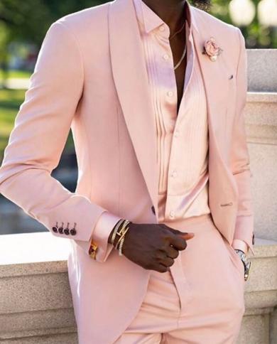 London Dusty Pink Slim-Fit Suit 2-Piece  Light pink pants, Suits for women,  Pink suits women