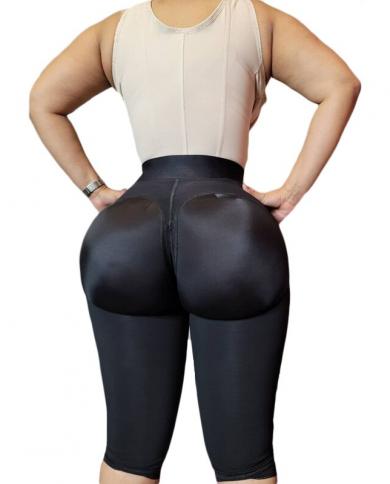TrueShapers Knee Length Body Shaper With Firm Compression Butt Lifter Front  Zipper - ShopperBoard