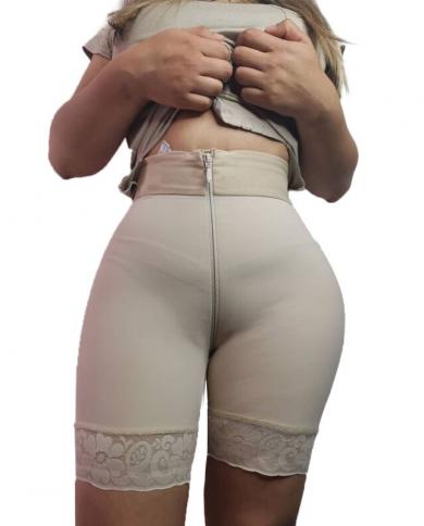 Women Bbl Faja Compression Garment Butt Padding Shaper Shorts High