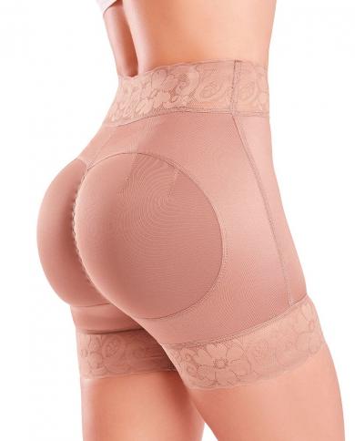 BBL Butt Lifter Slimming Fajas Lace Shorts Butt Pads Seamless Hip Enhancer  Panties With Hooks Waist Trainer Fajas Colombianas