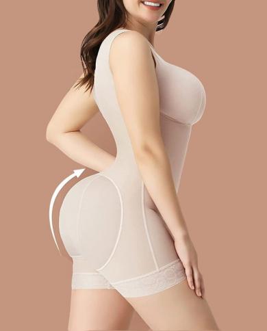 Shapewear For Women Body Shaper Tummy Control Butt Lifter Skims Firm Control  Bodysuits Bbl Post Op Surgery Suppliesbodys size L Color Auburn