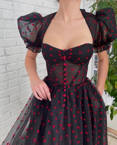 white 2 piece homecoming dress Hot Pink Tiered Tulle Fit-and-Flare Mini Homecoming Dress RM169 – SHEER  FAIRY main image 1