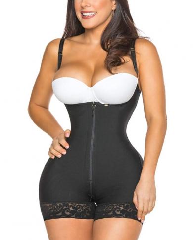 Women Sexy Lace Shapewear Built-in Bra Tummy Tucking Bodysuits Open Crotch  Adjustable Straps Body Shaper Casual, A, Small : : Clothing, Shoes  & Accessories