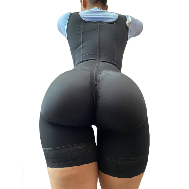 High Quality Fajas Colombianas Powernet Tummy Control Butt Lifter Skims Kim  Kardashian Fajas Reductoras Y Modeladoras Mu size XL Color Black