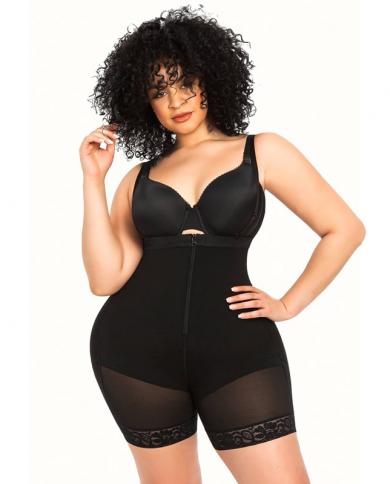 Firm Tummy Compression Bodysuit Shaper With Butt Lifter Formadores