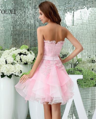 open lace back dress Elegant & Luxurious Pearls Straps Beaded Long Prom Dress Evening Gowns QP3168 US2 / Custom Color