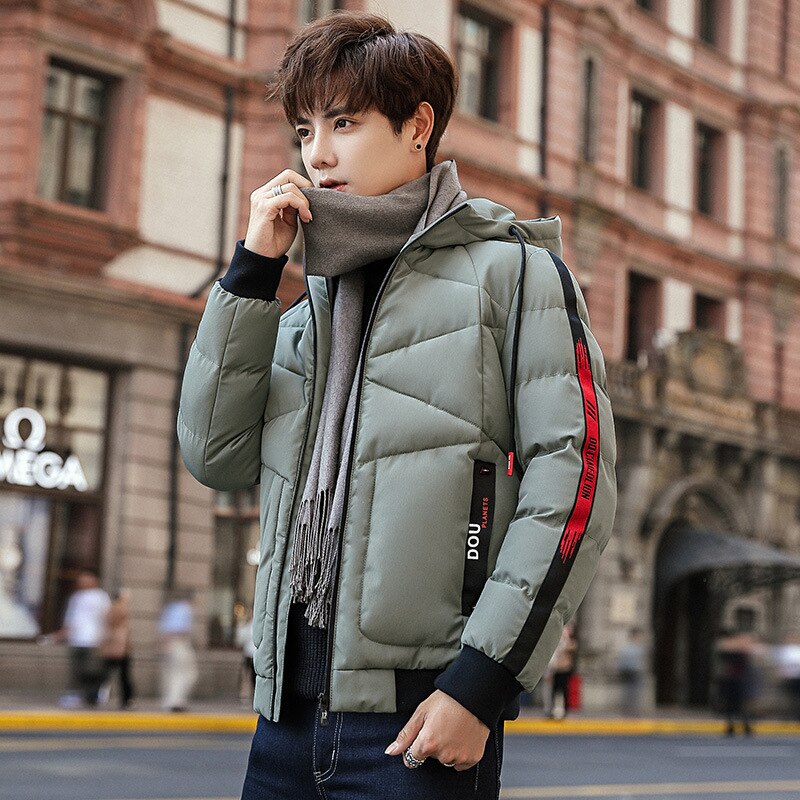 New Winter Jacket Men Thicken Warm fur Hooded parka Coat Fashion