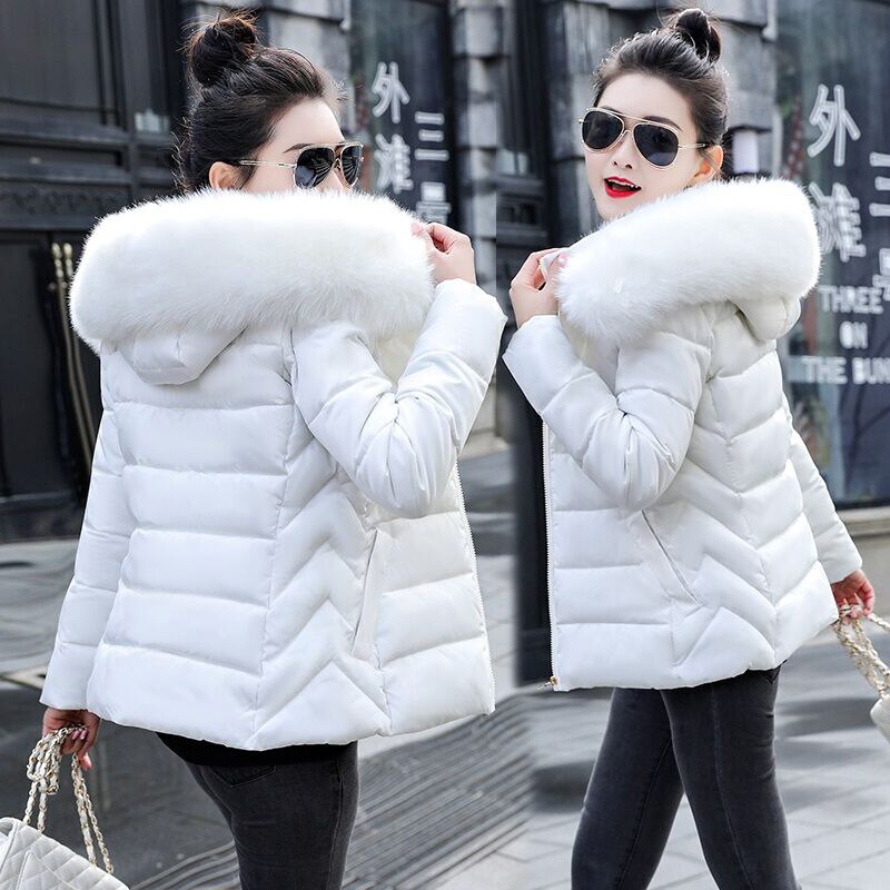 5xl 6xl Plus Size Fake Fur 2023 Winter Jacket Women Parkas Thicken Outerwear  Hooded Winter Coat Down Jacket Female Basic Color Khaki size S43-45kg