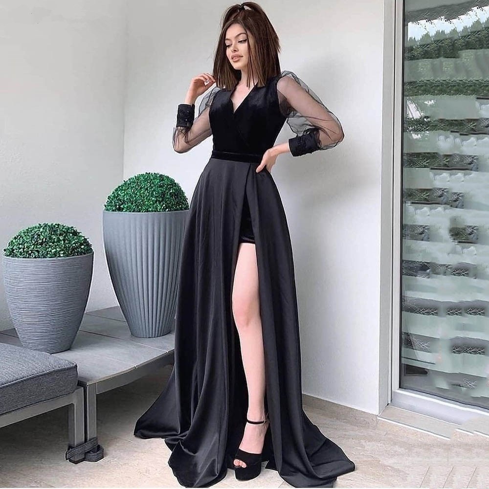 StyleLanka - StyleBy Elegant Black Party Dress