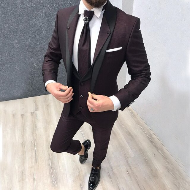 Mens slim fit wedding suits cheap