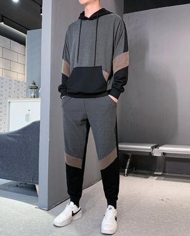 2022 Autumn and Winter New Men's Sportswear Set Casual Hooded