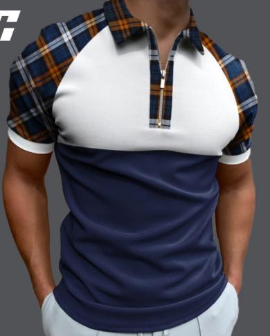 חולצת פולו גברים 2023 חדשה מצטרפת יחד חולצות פולו קצרות שרוולים גברים מותג קיץ קיץ חולצה עסקית מזדמנת חולצת גברים