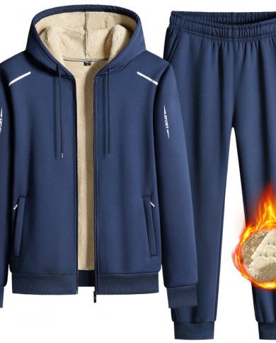 Winter Tracksuit Men's Suit, Men's Winter Clothing 2022