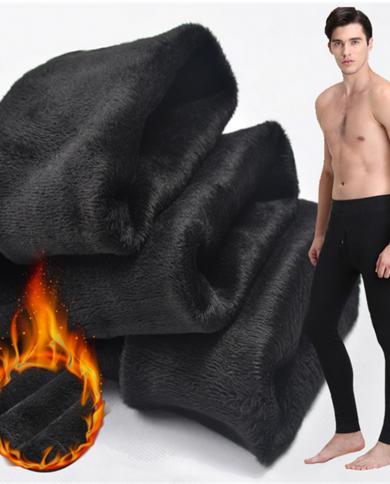 Winter Thermal Underwear Suits Mens Autumn Clothes Long Trousers