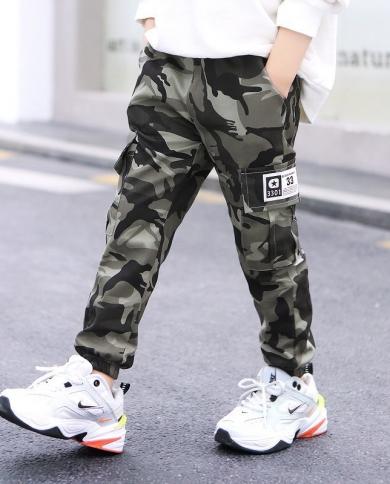 Boys Uniform Twill Woven Pull On Cargo Pants  The Childrens Place  OLIVE  CAMO