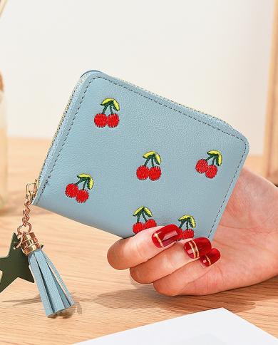 Embroidery wallet for cheap ladies