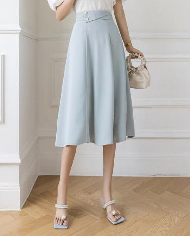 [nuuanu ] / ☆ Lysia Skirt / Sky Blue NUUANU Lysia Skirt - Sky Blue | 하이츠스토어