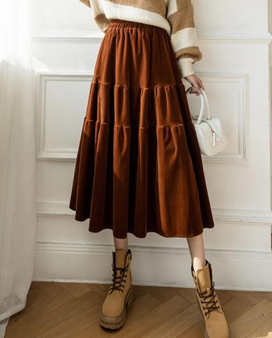 A line skirt outfits cheap winter