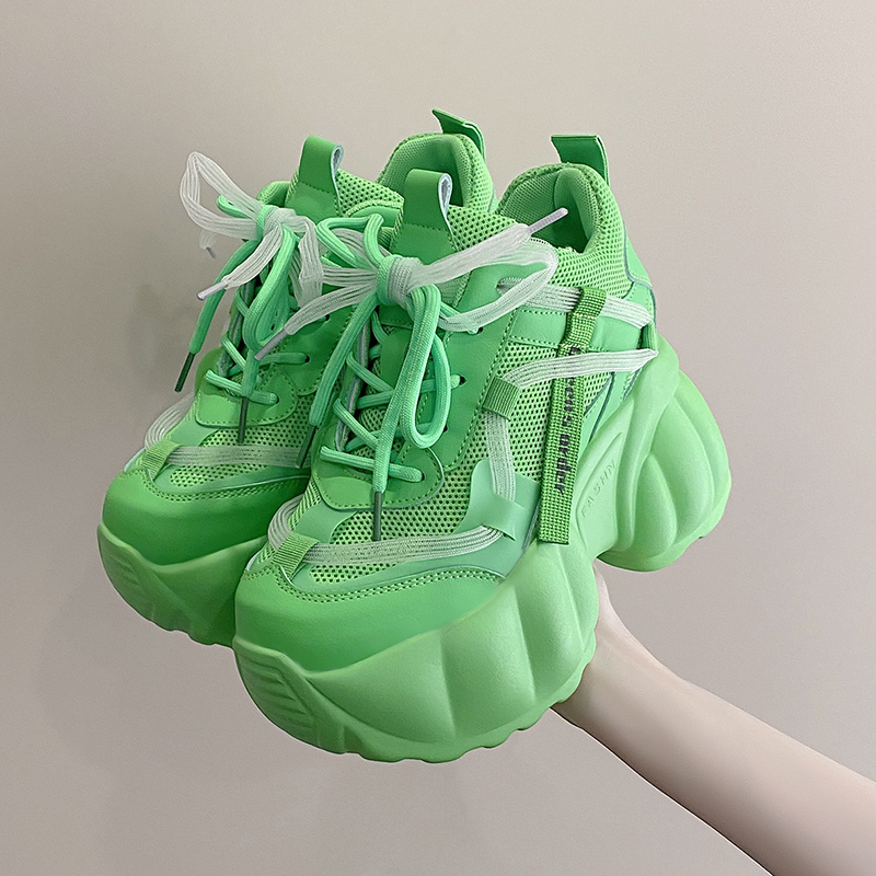 Balenciaga Green Athletic Shoes with Chunky Design s-l400.jpg main image 2