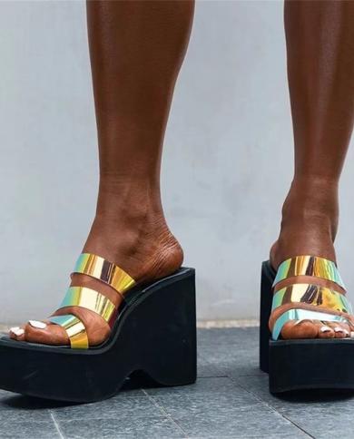 Chunky discount platform wedges