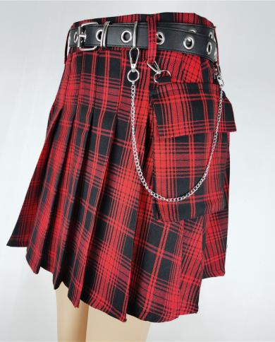 High waisted plaid on sale skirt 90s style