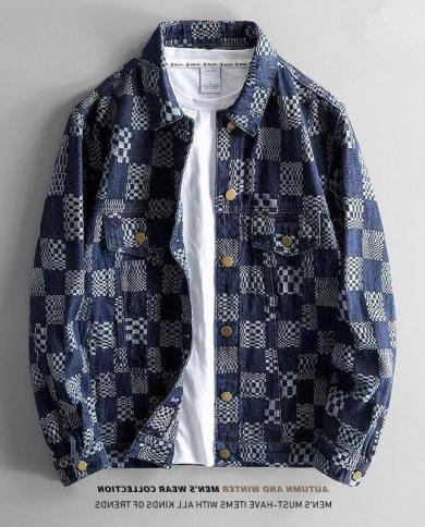 Louis Vuitton Women's Blue Distorted Damier Denim Jacket For Sale