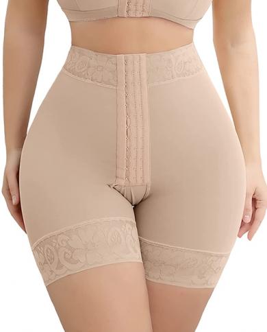 Fajas Colombianas Binders And Shapers Body Shapewear Women High Waisted  Tummy Control Panties Waist Trainer Corset Butt size XS Color 3827 beige