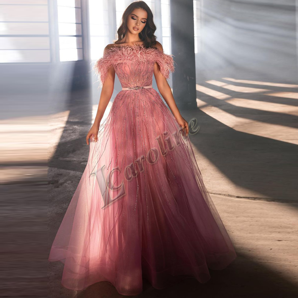 Marvelous Onion Pink Colored Designer Gown