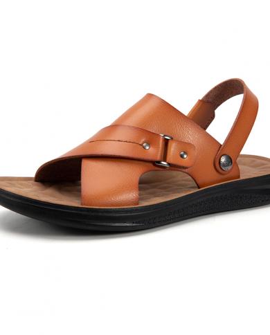 סנדלי קיץ חדשים 2023 נעלי קזואל לגברים נעלי נוחות לנשימה חיצונית נעלי הליכה מרעננות נעלי חוף נעלי גברים sh