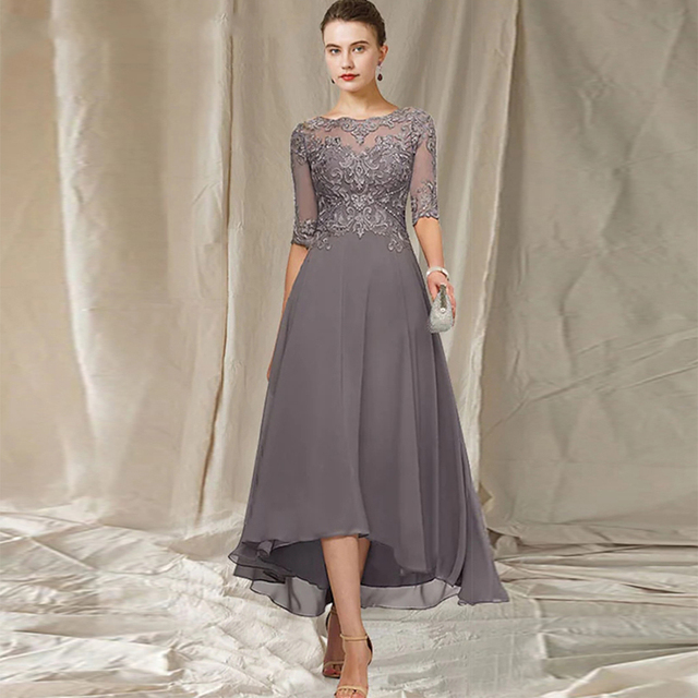 Ankle length mother of the best sale bride dresses