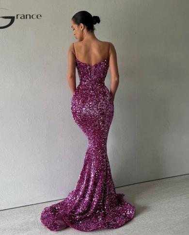 Simple Elegant Plus Size Grape Mermaid Bridesmaid Dresses Off Shoulder  Floor Length Arabic Ruffles Formal Wedding Guest Dress - AliExpress