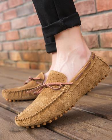 Mens suede shoes hot sale in summer