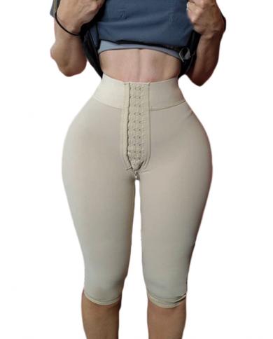 TrueShapers Knee Length Body Shaper With Firm Compression Butt Lifter Front  Zipper - ShopperBoard