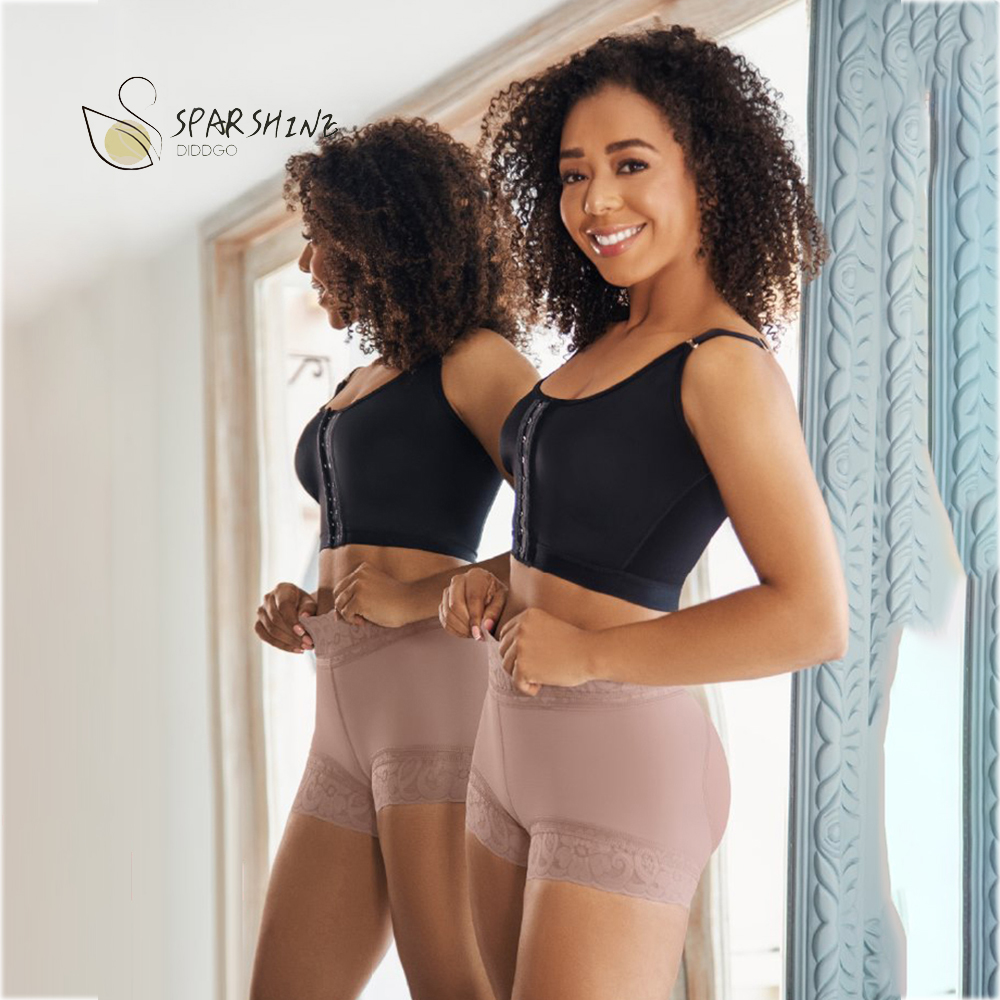 Panties Natural Enhancement - Invisible Effect Postpartum Shapewear Hip  lace plastic shorts