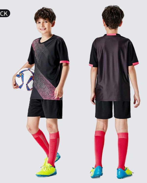 Adult Kids Football Jerseys Sets Men Boys Soccer Kit Sport