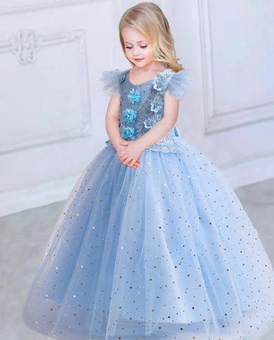 open lace back dress Princess Rainbow Stars Dress, 2